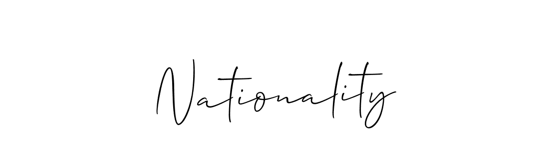 Allison_Script is a professional signature style that is perfect for those who want to add a touch of class to their signature. It is also a great choice for those who want to make their signature more unique. Get Nationality name to fancy signature for free. Nationality signature style 2 images and pictures png