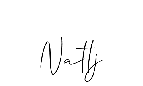 Make a short Natlj signature style. Manage your documents anywhere anytime using Allison_Script. Create and add eSignatures, submit forms, share and send files easily. Natlj signature style 2 images and pictures png