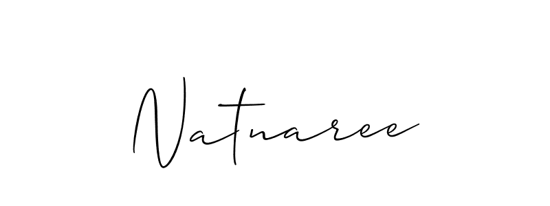 Once you've used our free online signature maker to create your best signature Allison_Script style, it's time to enjoy all of the benefits that Natnaree name signing documents. Natnaree signature style 2 images and pictures png