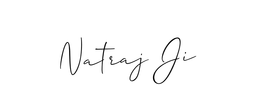 It looks lik you need a new signature style for name Natraj Ji. Design unique handwritten (Allison_Script) signature with our free signature maker in just a few clicks. Natraj Ji signature style 2 images and pictures png