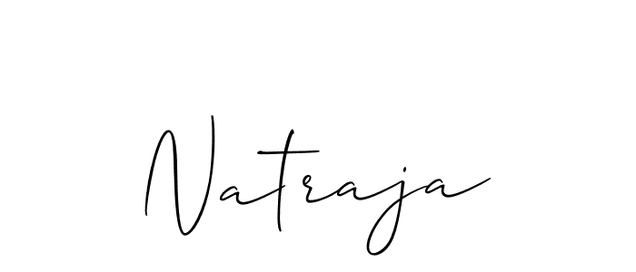 Use a signature maker to create a handwritten signature online. With this signature software, you can design (Allison_Script) your own signature for name Natraja. Natraja signature style 2 images and pictures png