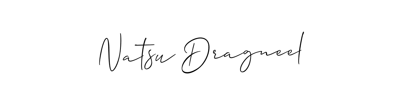 Also we have Natsu Dragneel name is the best signature style. Create professional handwritten signature collection using Allison_Script autograph style. Natsu Dragneel signature style 2 images and pictures png