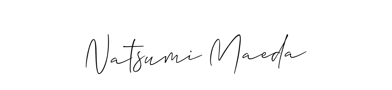 Best and Professional Signature Style for Natsumi Maeda. Allison_Script Best Signature Style Collection. Natsumi Maeda signature style 2 images and pictures png