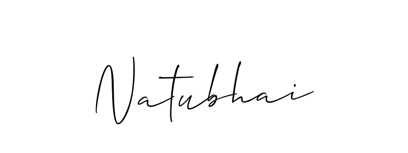 Allison_Script is a professional signature style that is perfect for those who want to add a touch of class to their signature. It is also a great choice for those who want to make their signature more unique. Get Natubhai name to fancy signature for free. Natubhai signature style 2 images and pictures png