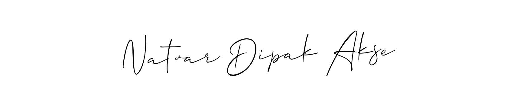 Make a beautiful signature design for name Natvar Dipak Akse. Use this online signature maker to create a handwritten signature for free. Natvar Dipak Akse signature style 2 images and pictures png