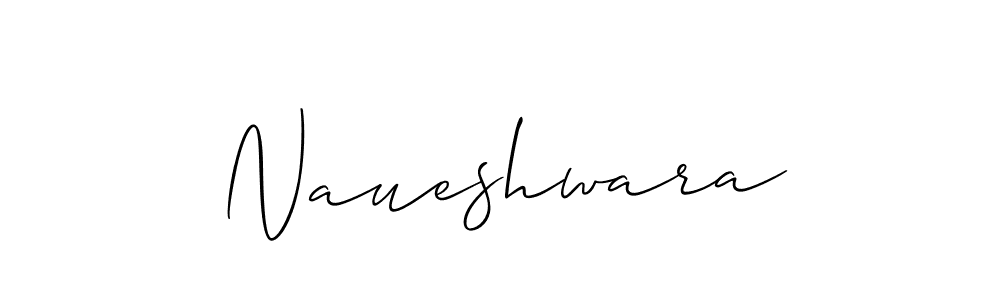 You should practise on your own different ways (Allison_Script) to write your name (Naueshwara) in signature. don't let someone else do it for you. Naueshwara signature style 2 images and pictures png