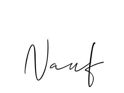 Best and Professional Signature Style for Nauf. Allison_Script Best Signature Style Collection. Nauf signature style 2 images and pictures png
