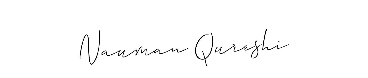 if you are searching for the best signature style for your name Nauman Qureshi. so please give up your signature search. here we have designed multiple signature styles  using Allison_Script. Nauman Qureshi signature style 2 images and pictures png