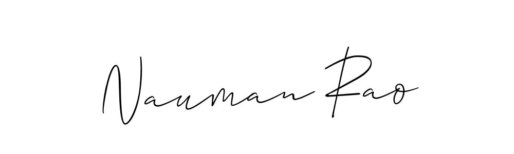 Similarly Allison_Script is the best handwritten signature design. Signature creator online .You can use it as an online autograph creator for name Nauman Rao. Nauman Rao signature style 2 images and pictures png