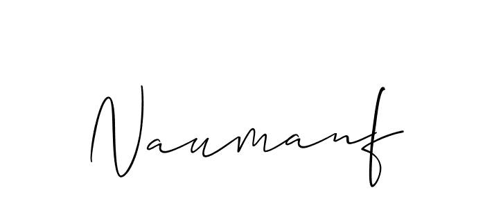 You should practise on your own different ways (Allison_Script) to write your name (Naumanf) in signature. don't let someone else do it for you. Naumanf signature style 2 images and pictures png