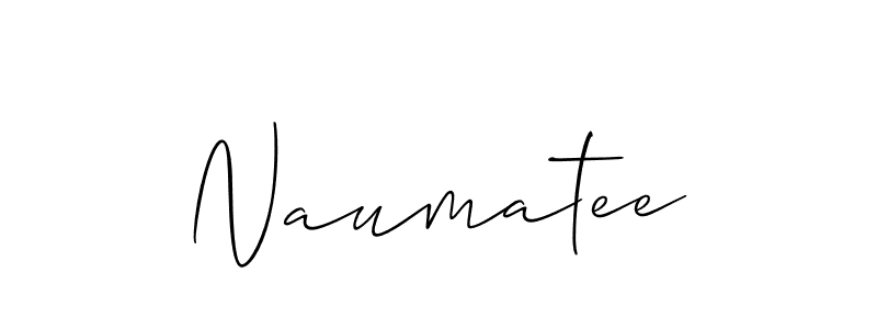 Naumatee stylish signature style. Best Handwritten Sign (Allison_Script) for my name. Handwritten Signature Collection Ideas for my name Naumatee. Naumatee signature style 2 images and pictures png