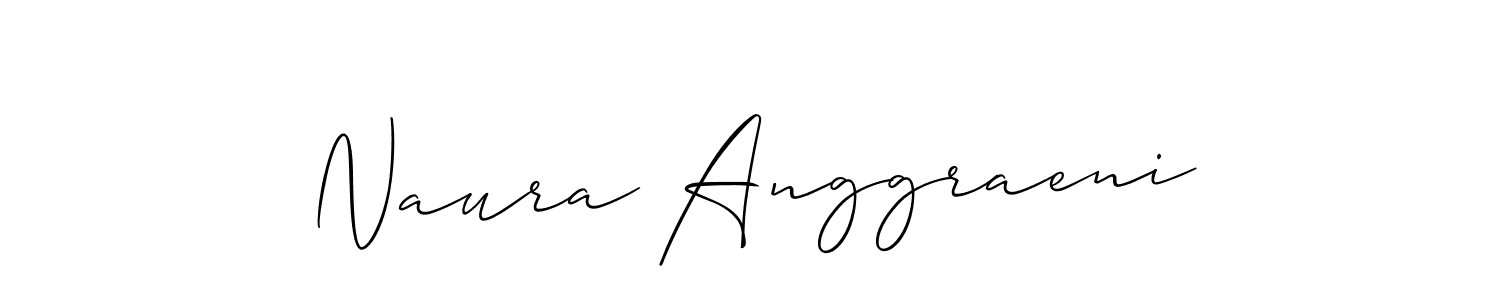 Once you've used our free online signature maker to create your best signature Allison_Script style, it's time to enjoy all of the benefits that Naura Anggraeni name signing documents. Naura Anggraeni signature style 2 images and pictures png