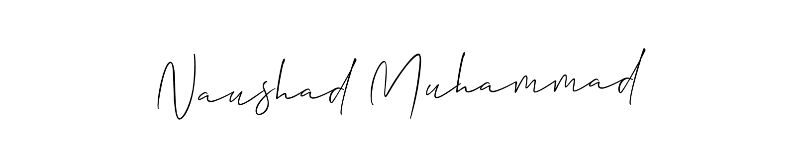 Make a beautiful signature design for name Naushad Muhammad. Use this online signature maker to create a handwritten signature for free. Naushad Muhammad signature style 2 images and pictures png