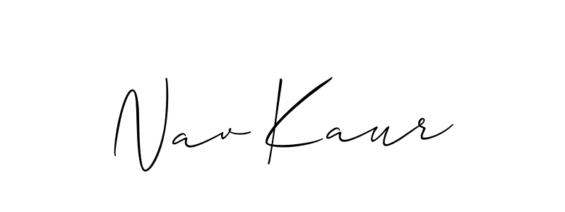 Make a beautiful signature design for name Nav Kaur. Use this online signature maker to create a handwritten signature for free. Nav Kaur signature style 2 images and pictures png