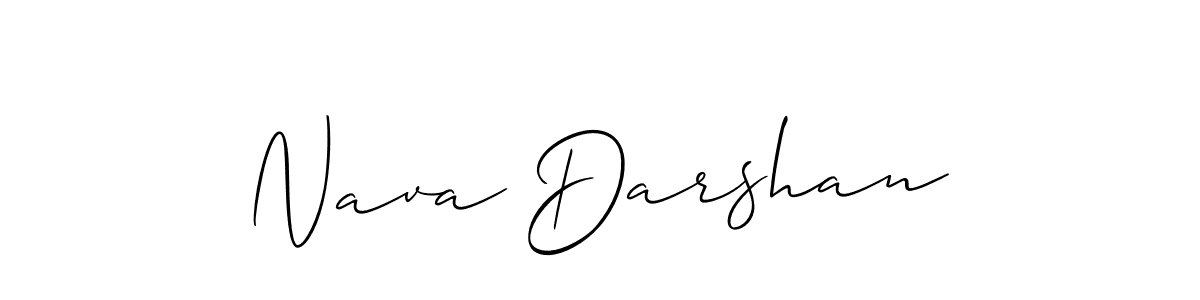 You should practise on your own different ways (Allison_Script) to write your name (Nava Darshan) in signature. don't let someone else do it for you. Nava Darshan signature style 2 images and pictures png