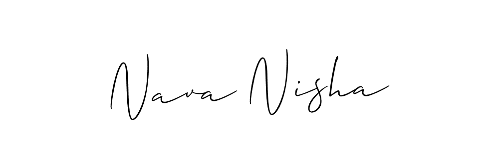 Check out images of Autograph of Nava Nisha name. Actor Nava Nisha Signature Style. Allison_Script is a professional sign style online. Nava Nisha signature style 2 images and pictures png