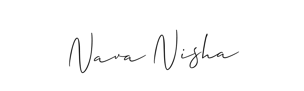 Make a beautiful signature design for name Nava Nisha. Use this online signature maker to create a handwritten signature for free. Nava Nisha signature style 2 images and pictures png