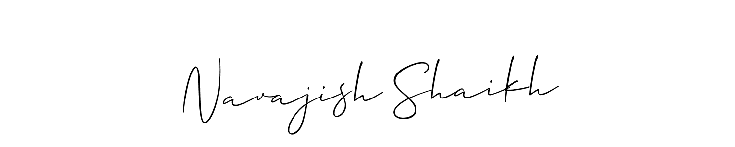 Once you've used our free online signature maker to create your best signature Allison_Script style, it's time to enjoy all of the benefits that Navajish Shaikh name signing documents. Navajish Shaikh signature style 2 images and pictures png