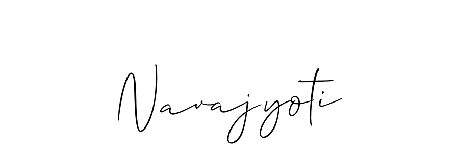 You should practise on your own different ways (Allison_Script) to write your name (Navajyoti) in signature. don't let someone else do it for you. Navajyoti signature style 2 images and pictures png