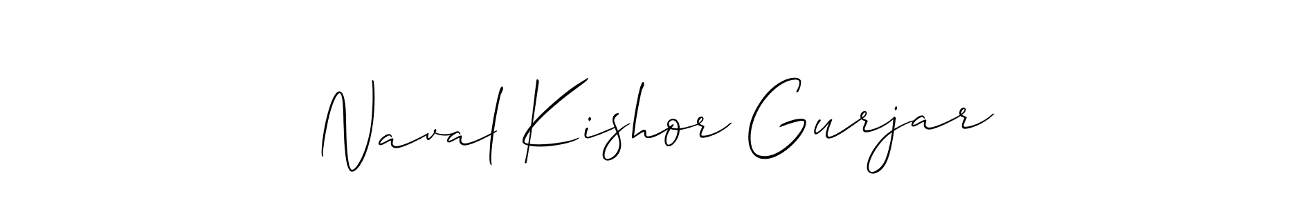 How to Draw Naval Kishor Gurjar signature style? Allison_Script is a latest design signature styles for name Naval Kishor Gurjar. Naval Kishor Gurjar signature style 2 images and pictures png