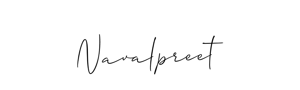 You should practise on your own different ways (Allison_Script) to write your name (Navalpreet) in signature. don't let someone else do it for you. Navalpreet signature style 2 images and pictures png