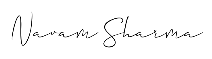 Get an exclusive digital autograph for Navam Sharma. The Allison_Script typeface captures the charm of real penmanship on paper. Navam Sharma signature style 2 images and pictures png