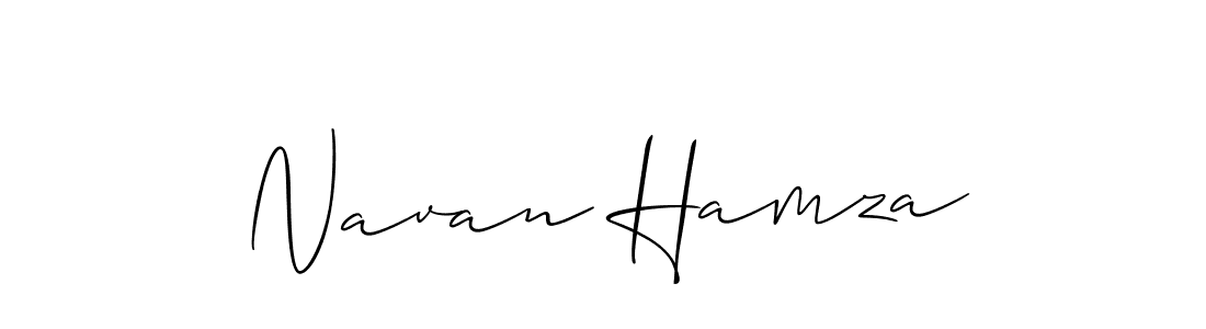 Once you've used our free online signature maker to create your best signature Allison_Script style, it's time to enjoy all of the benefits that Navan Hamza name signing documents. Navan Hamza signature style 2 images and pictures png