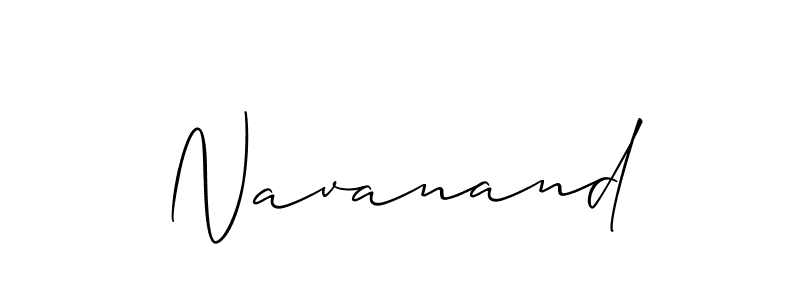Also we have Navanand name is the best signature style. Create professional handwritten signature collection using Allison_Script autograph style. Navanand signature style 2 images and pictures png