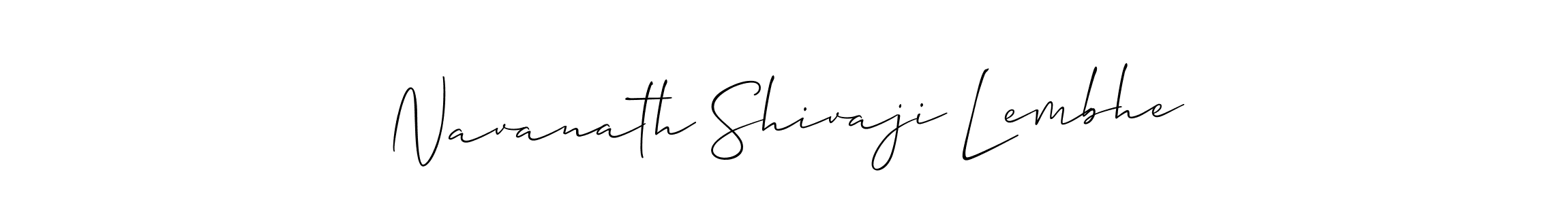 Make a beautiful signature design for name Navanath Shivaji Lembhe. Use this online signature maker to create a handwritten signature for free. Navanath Shivaji Lembhe signature style 2 images and pictures png