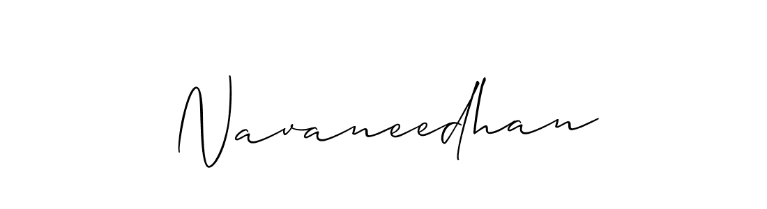 You should practise on your own different ways (Allison_Script) to write your name (Navaneedhan) in signature. don't let someone else do it for you. Navaneedhan signature style 2 images and pictures png