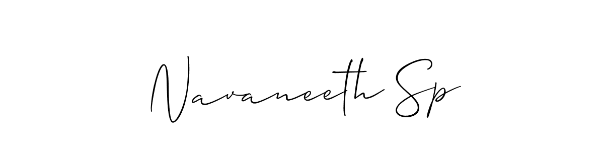 It looks lik you need a new signature style for name Navaneeth Sp. Design unique handwritten (Allison_Script) signature with our free signature maker in just a few clicks. Navaneeth Sp signature style 2 images and pictures png