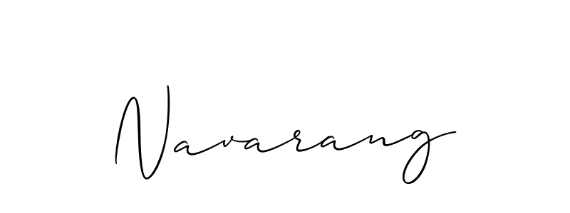Also we have Navarang name is the best signature style. Create professional handwritten signature collection using Allison_Script autograph style. Navarang signature style 2 images and pictures png