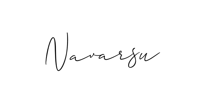 Make a beautiful signature design for name Navarsu. Use this online signature maker to create a handwritten signature for free. Navarsu signature style 2 images and pictures png