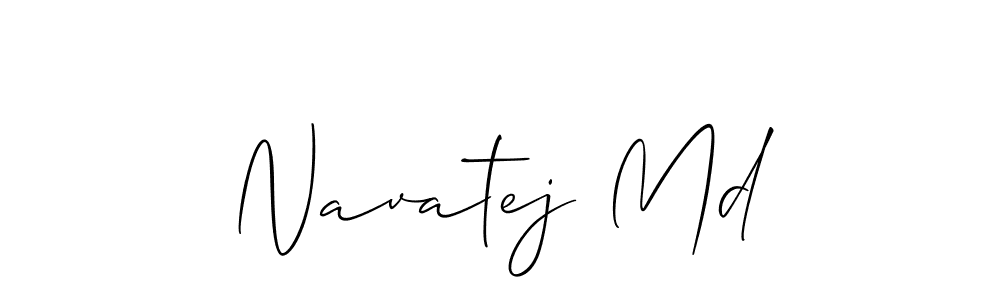 It looks lik you need a new signature style for name Navatej Md. Design unique handwritten (Allison_Script) signature with our free signature maker in just a few clicks. Navatej Md signature style 2 images and pictures png