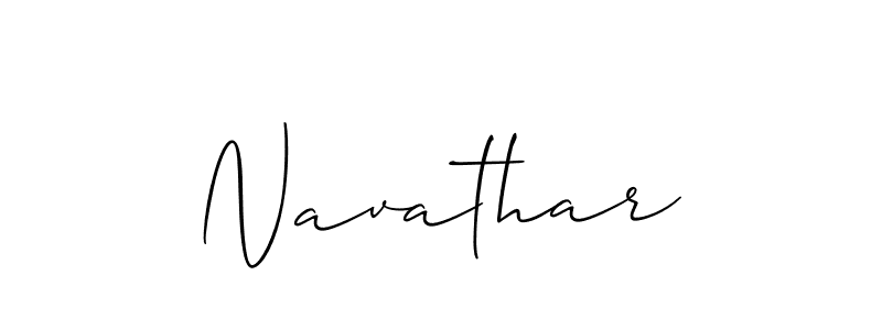 Create a beautiful signature design for name Navathar. With this signature (Allison_Script) fonts, you can make a handwritten signature for free. Navathar signature style 2 images and pictures png