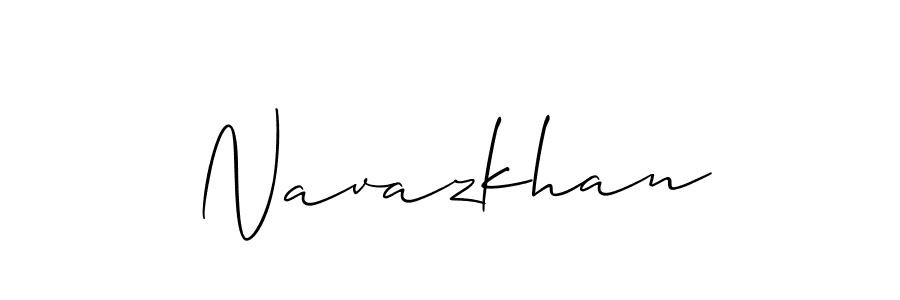 It looks lik you need a new signature style for name Navazkhan. Design unique handwritten (Allison_Script) signature with our free signature maker in just a few clicks. Navazkhan signature style 2 images and pictures png