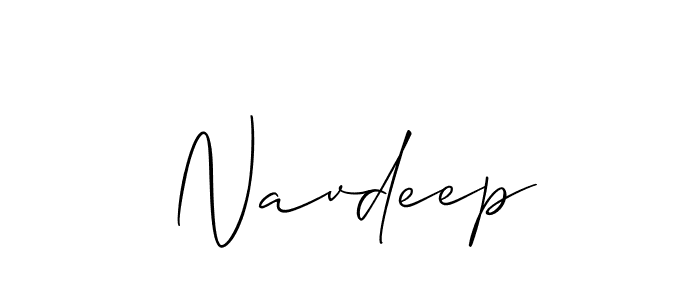 How to make Navdeep name signature. Use Allison_Script style for creating short signs online. This is the latest handwritten sign. Navdeep signature style 2 images and pictures png