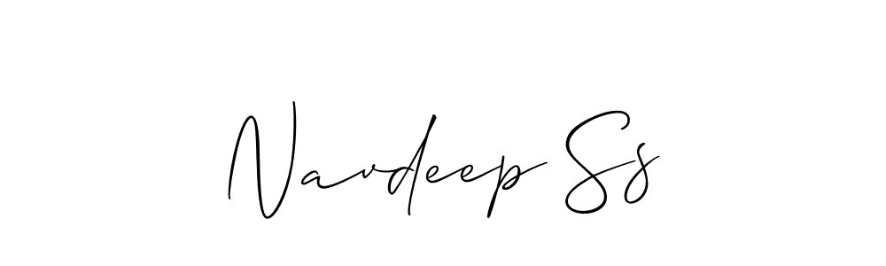 This is the best signature style for the Navdeep Ss name. Also you like these signature font (Allison_Script). Mix name signature. Navdeep Ss signature style 2 images and pictures png