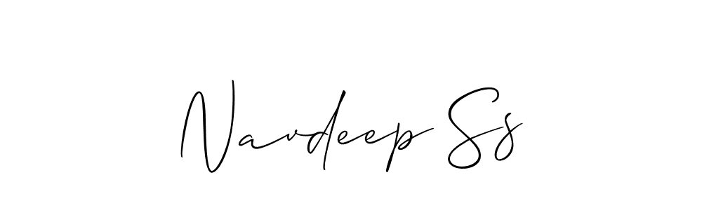 Make a beautiful signature design for name Navdeep Ss. Use this online signature maker to create a handwritten signature for free. Navdeep Ss signature style 2 images and pictures png