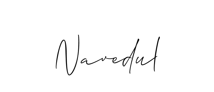 Best and Professional Signature Style for Navedul. Allison_Script Best Signature Style Collection. Navedul signature style 2 images and pictures png