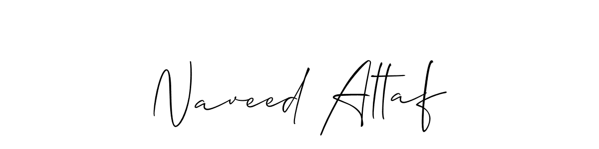 Similarly Allison_Script is the best handwritten signature design. Signature creator online .You can use it as an online autograph creator for name Naveed Altaf. Naveed Altaf signature style 2 images and pictures png
