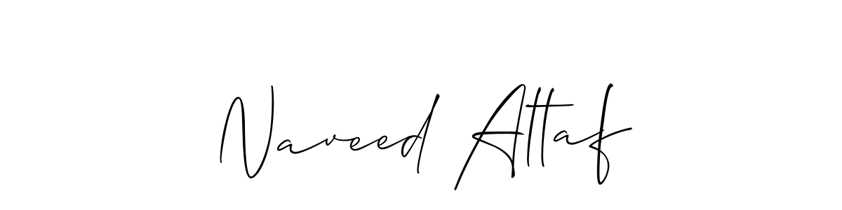 How to make Naveed Altaf signature? Allison_Script is a professional autograph style. Create handwritten signature for Naveed Altaf name. Naveed Altaf signature style 2 images and pictures png