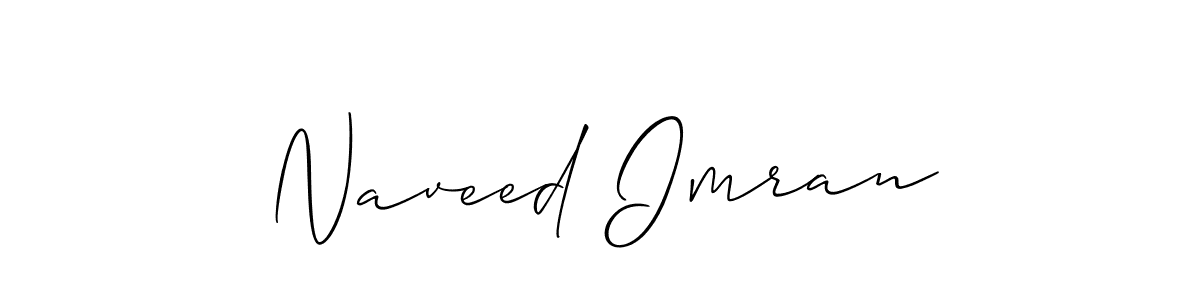 Also You can easily find your signature by using the search form. We will create Naveed Imran name handwritten signature images for you free of cost using Allison_Script sign style. Naveed Imran signature style 2 images and pictures png