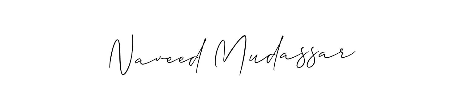 Similarly Allison_Script is the best handwritten signature design. Signature creator online .You can use it as an online autograph creator for name Naveed Mudassar. Naveed Mudassar signature style 2 images and pictures png