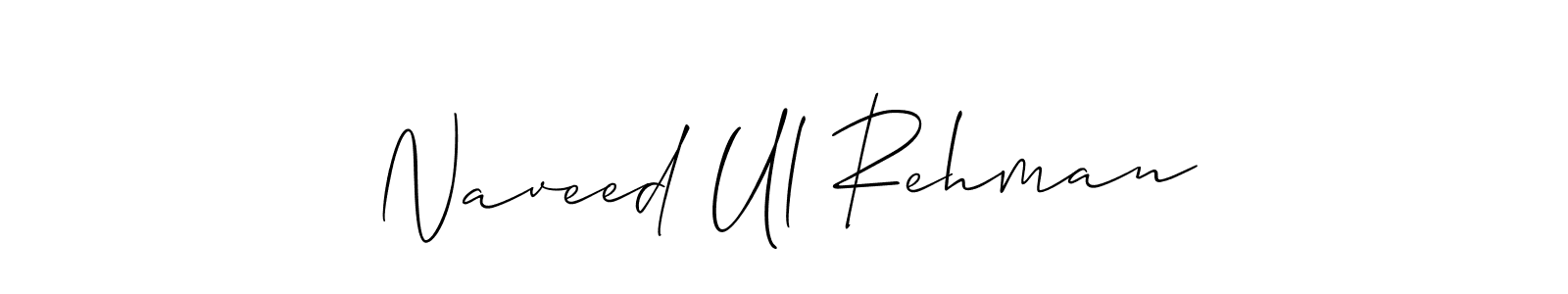 You should practise on your own different ways (Allison_Script) to write your name (Naveed Ul Rehman) in signature. don't let someone else do it for you. Naveed Ul Rehman signature style 2 images and pictures png