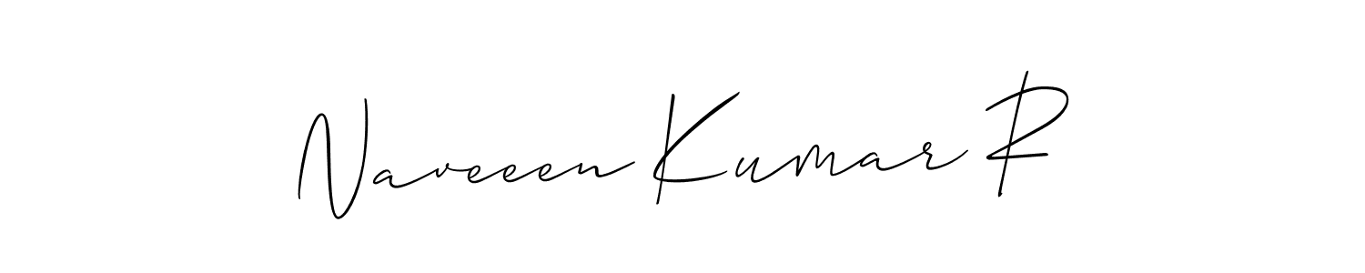 Here are the top 10 professional signature styles for the name Naveeen Kumar R. These are the best autograph styles you can use for your name. Naveeen Kumar R signature style 2 images and pictures png