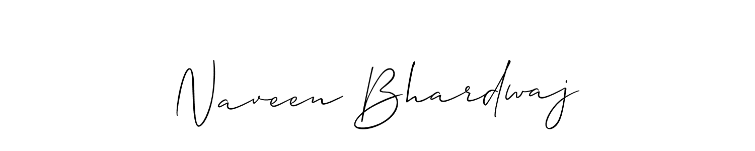 Allison_Script is a professional signature style that is perfect for those who want to add a touch of class to their signature. It is also a great choice for those who want to make their signature more unique. Get Naveen Bhardwaj name to fancy signature for free. Naveen Bhardwaj signature style 2 images and pictures png