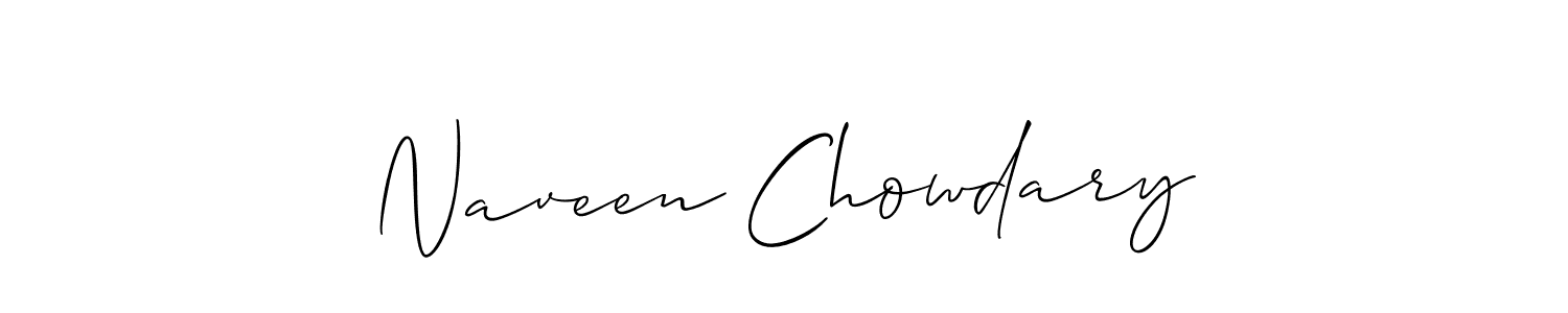 Similarly Allison_Script is the best handwritten signature design. Signature creator online .You can use it as an online autograph creator for name Naveen Chowdary. Naveen Chowdary signature style 2 images and pictures png