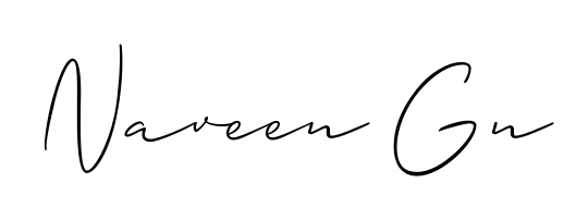 Create an unforgettable impression when signing with Naveen Gn name styled in Allison_Script typography. 100% free online generator. Naveen Gn signature style 2 images and pictures png