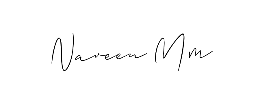 Allison_Script is a professional signature style that is perfect for those who want to add a touch of class to their signature. It is also a great choice for those who want to make their signature more unique. Get Naveen Mm name to fancy signature for free. Naveen Mm signature style 2 images and pictures png